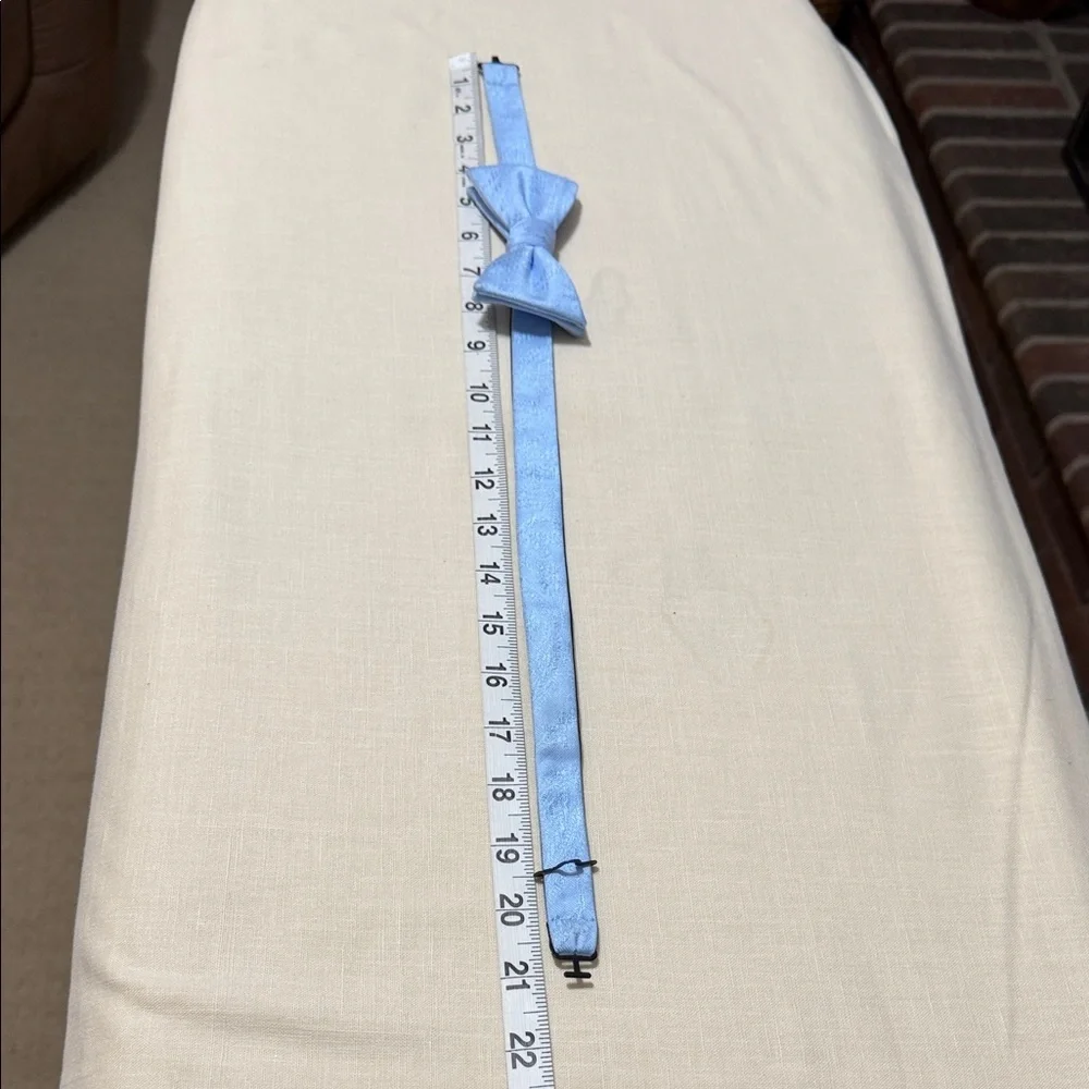 Madison Light Blue Adjustable Bow Tie
